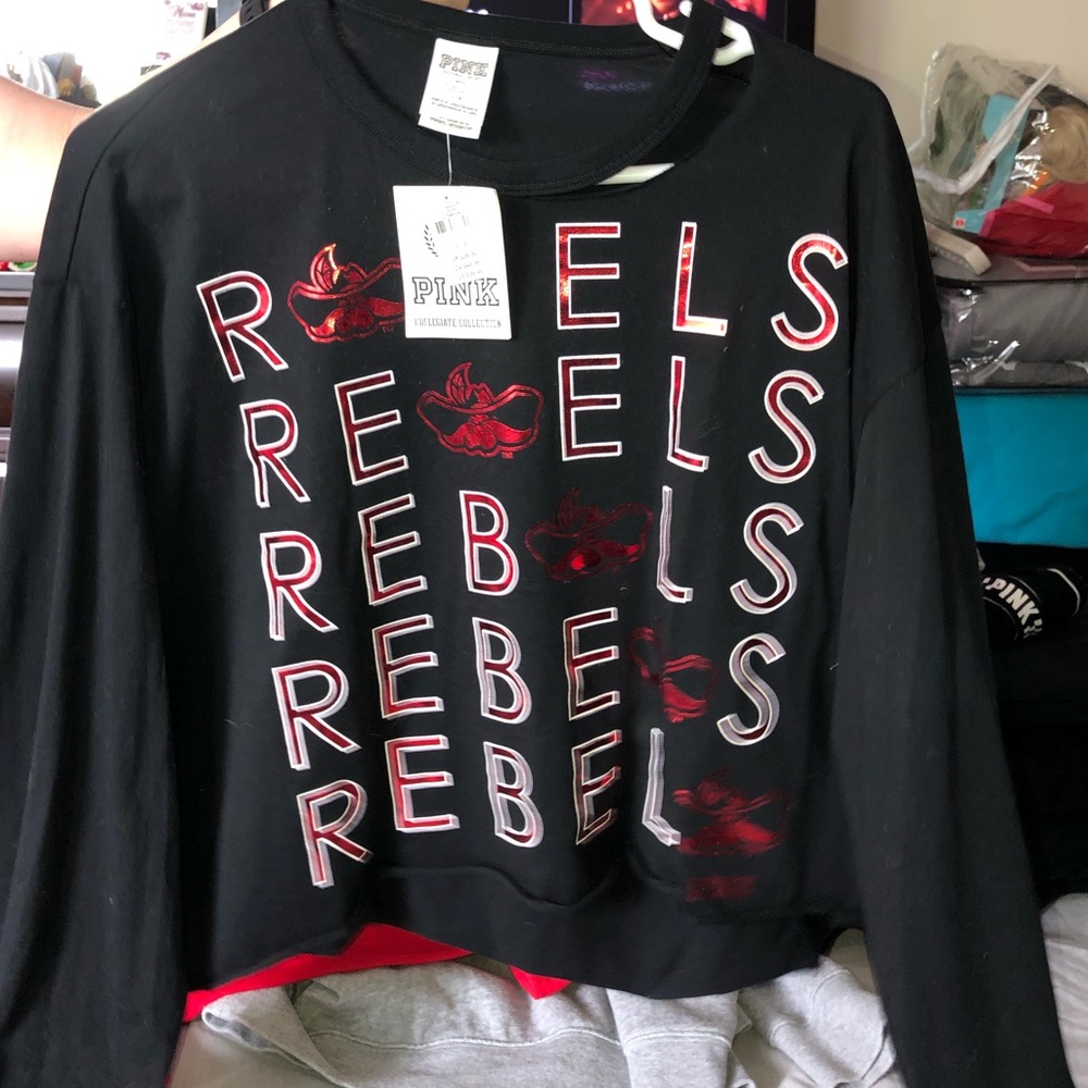 PINK- UNLV college crop top